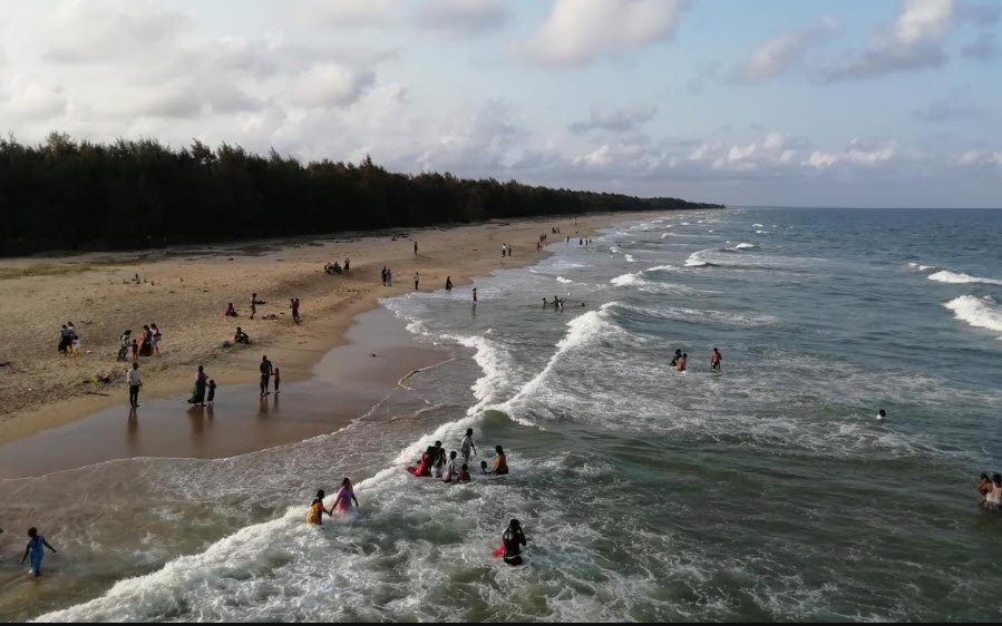 Tupilipalem Beach, Vagarru at Tupilipalem, India